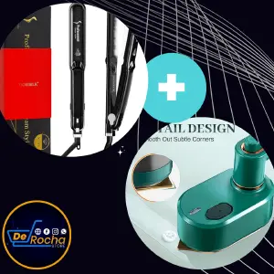 Combo plancha cabello+ plancha ropa