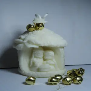 VELA DE PARAFINA TIPO PESEBRE