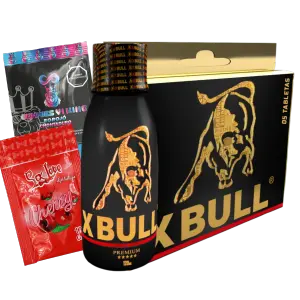 X-Bull 5 Tab + Jarabe + Sachet + Gummies