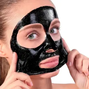 Mascarilla puntos negros Negra X 10 Sobr