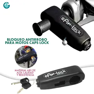 Candado Para Moto Caps-lock
