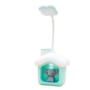 Lampara Casa Elefante Recargable Escrito