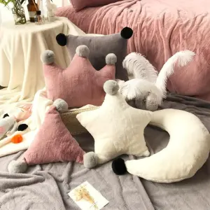 Cojin Decorativo Estrella Blanco
