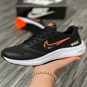 Nike Winflo 9 Negro Naranja Caballero