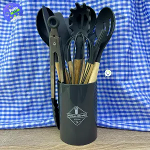 Set Utensilios x11 De Silicona LO8-4