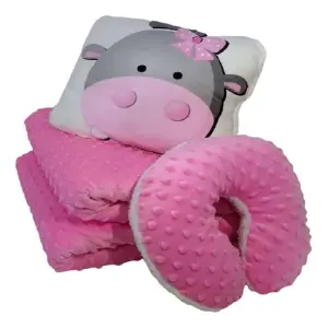 COBIJA BURBUJA BEBE OVEJERA 2 ALMOHADAS