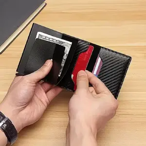 Billetera Tarjetero Semi Automatico