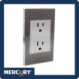 TOMA DOBLE POLO TIERRA MERCURY STAINLES