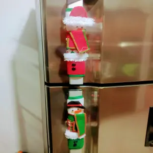 ADORNO NAVIDEÑO PARA NEVERA X 2