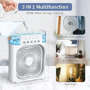 Mini Ventilador 3 en 1