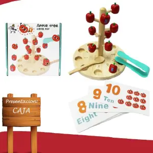 ARBOL DIDACTICO CON MANZANAS