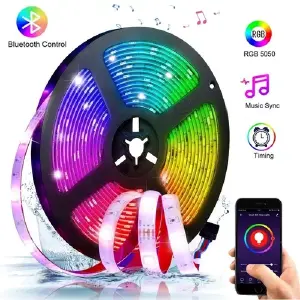 Cinta Led Rgb Bluetooth Luces Usb