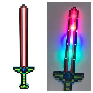 Juguete Espada Minecraft Niños Led