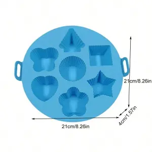 Molde Para Cup Cake De 7 Agujeros
