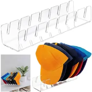 organizador soporte gorras acrilico