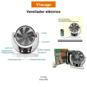 Ventilador 电扇 Eléctrico