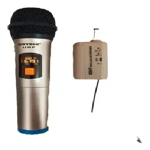 microfono UHF inalambrico profesional