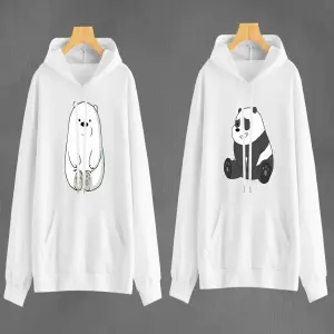 Buzo, Buso Hoodie Blanco Escandalosos