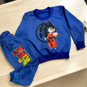 Sudadera Niño Goku Azul