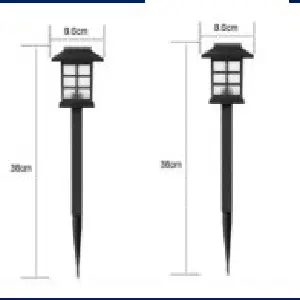 LAMPARA SOLAR DE JARDIN 10071 - SET X 6