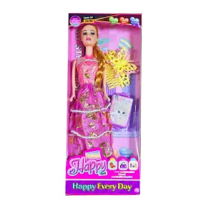 Muñeca Vestido Gancho Bolso Juguete Niña