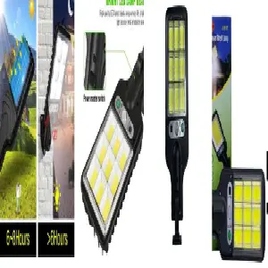 LAMPARA PANEL SOLAR EXTERIOR LED Y SENSO