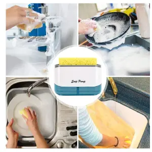 Dispensador de Jabón con Soporte Esponja