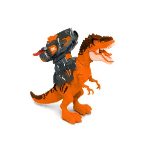 Dinosaurio Robot Lanzador Burbujar Proye