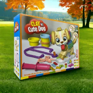 Set Juguete Plastilina Veterinario Perro