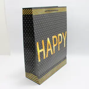 Bolsa de regalo grande motivo Happy pun