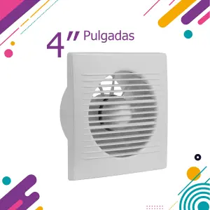 Extractor De Olores 4 Pulgadas Electrico