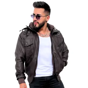 CHAQUETA RUST CON CAPOTA - IMPORTADA - CHAQUETA RUST CON CAPOTA- IMPORTADA