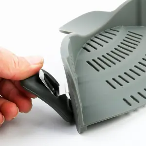 Colador Silicona Alimento Universal Clip