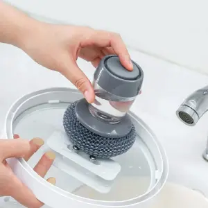 Cepillo dispensador de jabón para cocina