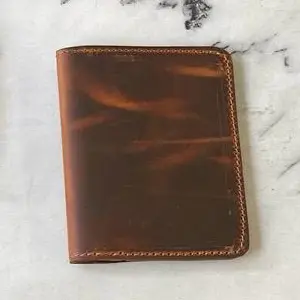 BILLETERA PASAPORTE CUERO ENVEJECIDO