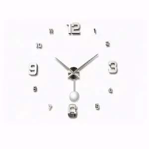 RELOJ DE PARED 3D 100X100 PENDULO