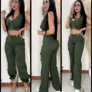 conjunto verde