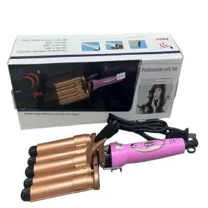 Pinza Onduladora Rizadora Para Cabello E