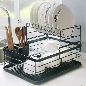 Organizador Y Escurridor Platos Loza Cub