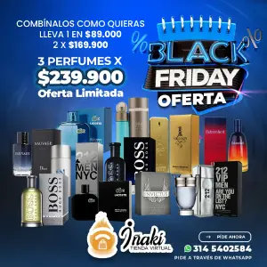PERFUMERIA EN OFERTA BLACK FRIDAY