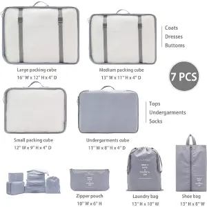 Bolsas Viajeras x 7 Pzas