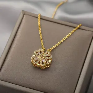Collar Trebol-Corazones