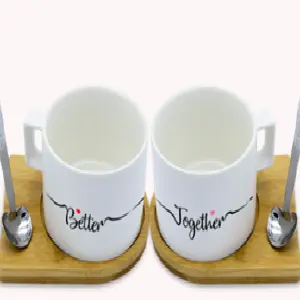 pareja de mini mug juntos
