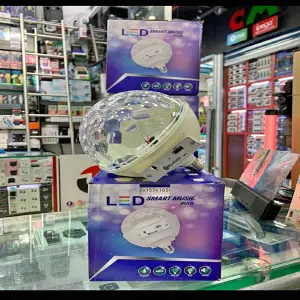 Parlante bluetooth luces led +  control