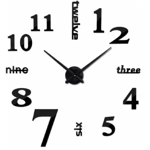 Reloj Pared 3D Diseño 40cm Pegatina