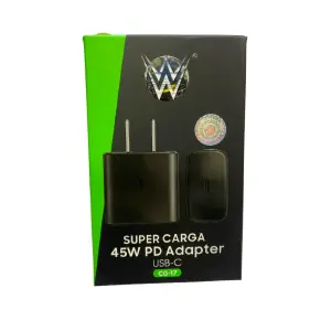 Adaptador W Carga Rapida 45W tipo C CG-1