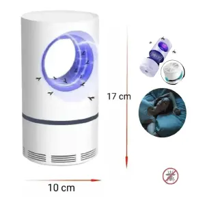Lampara Led Mata Insectos Mosquitos Zanc