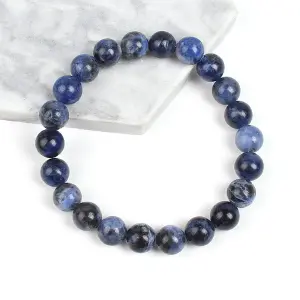 Pulsera Cuarzo Sodalita + Estuche