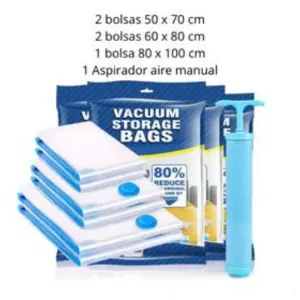 Bolsas empacadora al vacio viaje kit