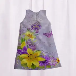 Vestido sofia lirios